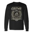 Das Ist Ein Grewe Ding Grewe Name Langarmshirts Geschenkideen