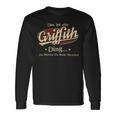 Das Ist Ein Griffith Ding Das Würdest Du Nicht Verstehen Griffith Name Langarmshirts Geschenkideen