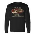 Das Ist Ein Grillo Ding Das Würdest Du Nicht Verstehen Grillo Name Langarmshirts Geschenkideen