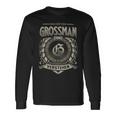 Das Ist Ein Grossman Ding Grossman Name Langarmshirts Geschenkideen