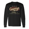 Das Ist Ein Gump Ding Das Würdest Du Nicht Verstehen Gump Name Langarmshirts Geschenkideen