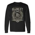 Das Ist Ein Hamlet Ding Hamlet Name Langarmshirts Geschenkideen