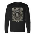 Das Ist Ein Hansen Ding Hansen Name Langarmshirts Geschenkideen