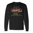 Das Ist Ein Heinz Ding Das Würdest Du Nicht Verstehen Heinz Name Langarmshirts Geschenkideen