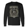 Das Ist Ein Hempel Ding Hempel Name Langarmshirts Geschenkideen