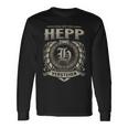 Das Ist Ein Hepp Ding Hepp Name Langarmshirts Geschenkideen