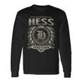 Das Ist Ein Hess Ding Hess Name Langarmshirts Geschenkideen