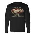 Das Ist Ein Hester Ding Das Würdest Du Nicht Verstehen Hester Name Langarmshirts Geschenkideen