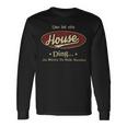 Das Ist Ein House Ding Das Würdest Du Nicht Verstehen House Name Langarmshirts Geschenkideen