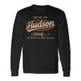 Das Ist Ein Hudson Ding Das Würdest Du Nicht Verstehen Hudson Name Langarmshirts Geschenkideen