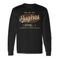 Das Ist Ein Hughes Ding Das Würdest Du Nicht Verstehen Hughes Name Langarmshirts Geschenkideen