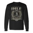 Das Ist Ein Ihle Ding Ihle Name Langarmshirts Geschenkideen