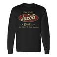 Das Ist Ein Jacob Ding Das Würdest Du Nicht Verstehen Jacob Name Langarmshirts Geschenkideen