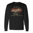 Das Ist Ein Jacobi Ding Das Würdest Du Nicht Verstehen Jacobi Name Langarmshirts Geschenkideen