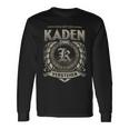 Das Ist Ein Kaden Ding Kaden Name Langarmshirts Geschenkideen