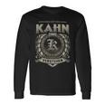 Das Ist Ein Kahn Ding Kahn Name Langarmshirts Geschenkideen