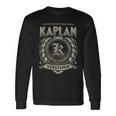 Das Ist Ein Kaplan Ding Kaplan Name Langarmshirts Geschenkideen