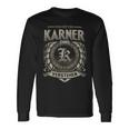 Das Ist Ein Karner Ding Karner Name Langarmshirts Geschenkideen