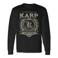 Das Ist Ein Karp Ding Karp Name Langarmshirts Geschenkideen