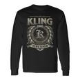 Das Ist Ein Kling Ding Kling Name Langarmshirts Geschenkideen