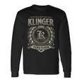 Das Ist Ein Klinger Ding Klinger Name Langarmshirts Geschenkideen