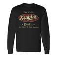 Das Ist Ein Krabbe Ding Das Würdest Du Nicht Verstehen Krabbe Name Langarmshirts Geschenkideen