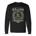 Das Ist Ein Krahn Ding Krahn Name Langarmshirts Geschenkideen