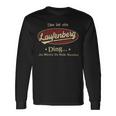 Das Ist Ein Laufenberg Ding Das Würdest Du Nicht Verstehen Laufenberg Name Langarmshirts Geschenkideen