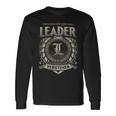 Das Ist Ein Leader Ding Leader Name Langarmshirts Geschenkideen