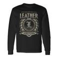 Das Ist Ein Leather Ding Leather Name Langarmshirts Geschenkideen