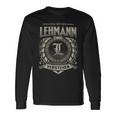 Das Ist Ein Lehmann Ding Lehmann Name Langarmshirts Geschenkideen