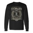 Das Ist Ein Leonard Ding Leonard Name Langarmshirts Geschenkideen