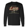 Das Ist Ein Levy Ding Das Würdest Du Nicht Verstehen Levy Name Langarmshirts Geschenkideen