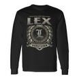 Das Ist Ein Lex Ding Lex Name Langarmshirts Geschenkideen