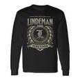 Das Ist Ein Lindeman Ding Lindeman Name Langarmshirts Geschenkideen