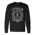 Das Ist Ein Littman Ding Littman Name Langarmshirts Geschenkideen