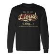 Das Ist Ein Lloyd Ding Das Würdest Du Nicht Verstehen Lloyd Name Langarmshirts Geschenkideen