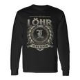 Das Ist Ein Loehr Ding Loehr Name Langarmshirts Geschenkideen