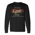 Das Ist Ein Louis Ding Das Würdest Du Nicht Verstehen Louis Name Langarmshirts Geschenkideen