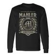 Das Ist Ein Mahler Ding Mahler Name Langarmshirts Geschenkideen