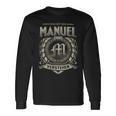 Das Ist Ein Manuel Ding Manuel Name Langarmshirts Geschenkideen