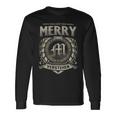 Das Ist Ein Merry Ding Merry Name Langarmshirts Geschenkideen