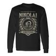 Das Ist Ein Nikolai Ding Nikolai Name Langarmshirts Geschenkideen