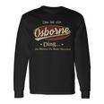 Das Ist Ein Osborne Ding Das Würdest Du Nicht Verstehen Osborne Name Langarmshirts Geschenkideen