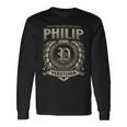 Das Ist Ein Philip Ding Philip Name Langarmshirts Geschenkideen