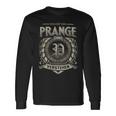 Das Ist Ein Prange Ding Prange Name Langarmshirts Geschenkideen