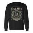 Das Ist Ein Rand Ding Rand Name Langarmshirts Geschenkideen