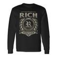 Das Ist Ein Rich Ding Rich Name Langarmshirts Geschenkideen