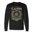 Das Ist Ein Sahm Ding Sahm Name Langarmshirts Geschenkideen