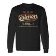 Das Ist Ein Salmon Ding Das Würdest Du Nicht Verstehen Salmon Name Langarmshirts Geschenkideen